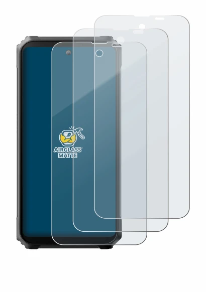 Image de l'appareil Blackview BL8000 5G avec une grande variété de protections d'écran.