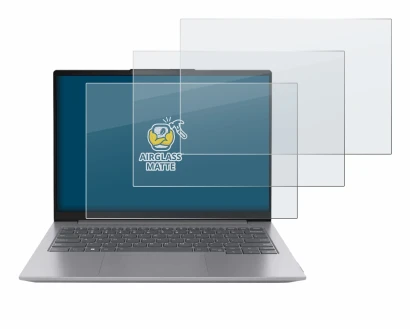 Image de l'appareil Lenovo ThinkBook 16 Gen 6 avec une grande variété de protections d'écran.
