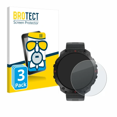 Face avant d’un emballage produit avec le logo de la marque BROTECT. À côté, l’appareil Polar Grit X2 Pro est représenté avec 