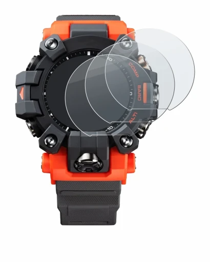 Image de l'appareil Casio G-Shock GW-9500 avec une grande variété de protections d'écran.