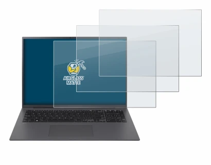 Image de l'appareil LG gram 17" 2024 avec une grande variété de protections d'écran.