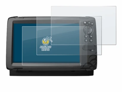 Image de l'appareil Lowrance HOOK Reveal 9 avec une grande variété de protections d'écran.