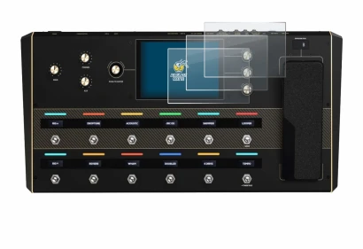 Image de l'appareil Headrush Prime avec une grande variété de protections d'écran.