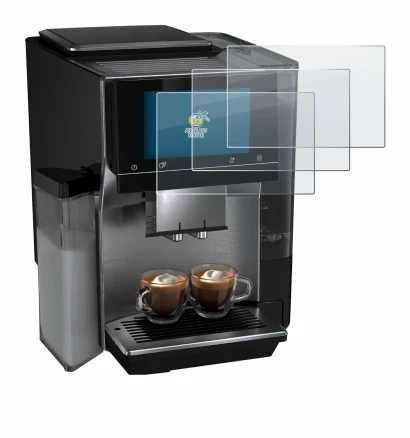 Image de l'appareil Siemens EQ700 avec une grande variété de protections d'écran.