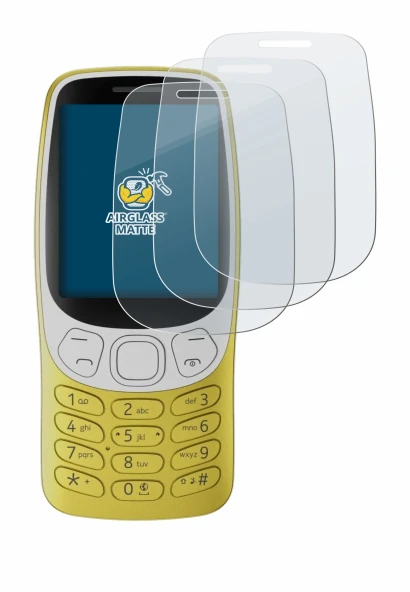 Image de l'appareil Nokia 3210 avec une grande variété de protections d'écran.