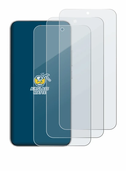 Image de l'appareil Honor Magic 7 avec une grande variété de protections d'écran.