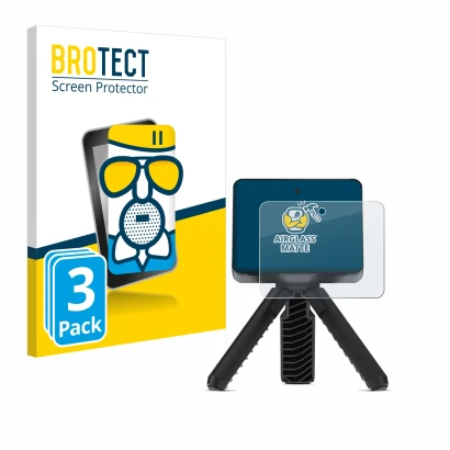 Face avant d’un emballage produit avec le logo de la marque BROTECT. À côté, l’appareil Garmin Approach R10 est représenté ave