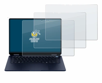 Image de l'appareil HP OmniBook Ultra Flip 14-fh avec une grande variété de protections d'écran.