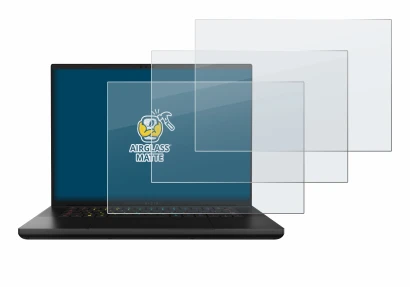 Image de l'appareil Razer Blade 16 2024 avec une grande variété de protections d'écran.