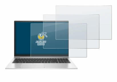 Image de l'appareil HP EliteBook 855 G8 avec une grande variété de protections d'écran.