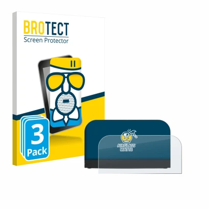 Face avant d’un emballage produit avec le logo de la marque BROTECT. À côté, l’appareil Nintendo Switch 2 Station est représen