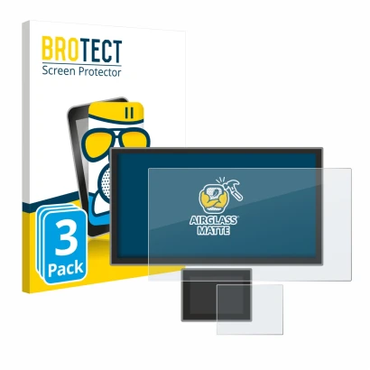 Face avant d’un emballage produit avec le logo de la marque BROTECT. À côté, l’appareil Icom IC-7760 est représenté avec la pr