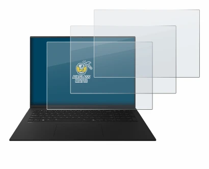 Image de l'appareil LG gram 17" 2025 avec une grande variété de protections d'écran.