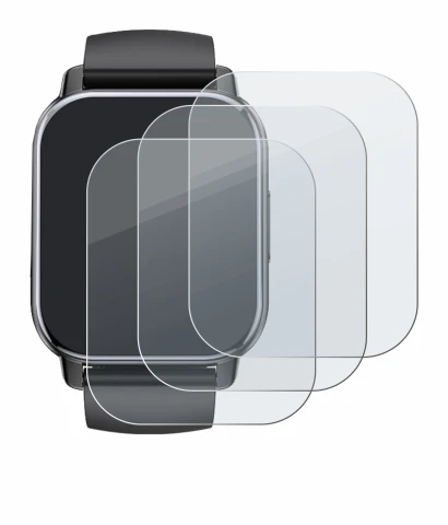 Image de l'appareil Poounur T80 1.95" avec une grande variété de protections d'écran.