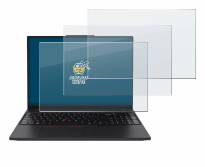 Image de l'appareil Lenovo ThinkPad P16s Gen 4 avec une grande variété de protections d'écran.