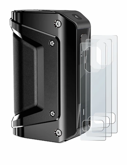 Image de l'appareil GeekVape Aegis Legend 3 avec une grande variété de protections d'écran.