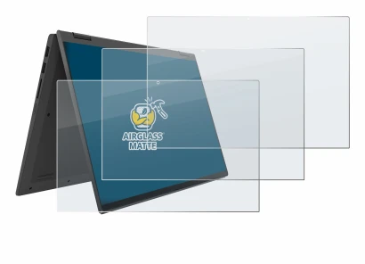 Image de l'appareil Lenovo IdeaPad Flex 5 14ALC05 avec une grande variété de protections d'écran.