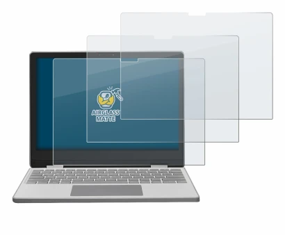 Image de l'appareil Framework Laptop 12 avec une grande variété de protections d'écran.