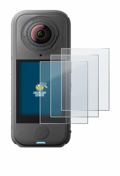 Image de l'appareil Insta360 X4 Air avec une grande variété de protections d'écran.