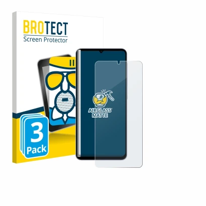 Face avant d’un emballage produit avec le logo de la marque BROTECT. À côté, l’appareil Samsung Galaxy A07 est représenté avec