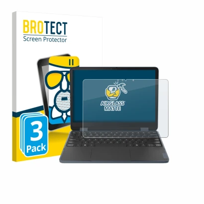 Face avant d’un emballage produit avec le logo de la marque BROTECT. À côté, l’appareil Lenovo 500w 2-in-1 Gen 5 est représent