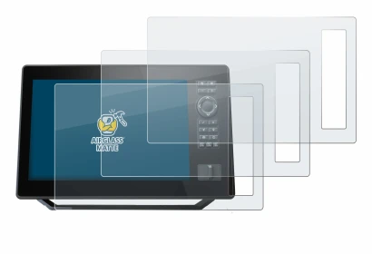 Image de l'appareil Humminbird Xplore 9 avec une grande variété de protections d'écran.