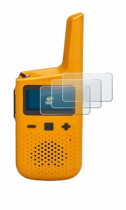 Image de l'appareil Motorola Talkabout T72 avec une grande variété de protections d'écran.