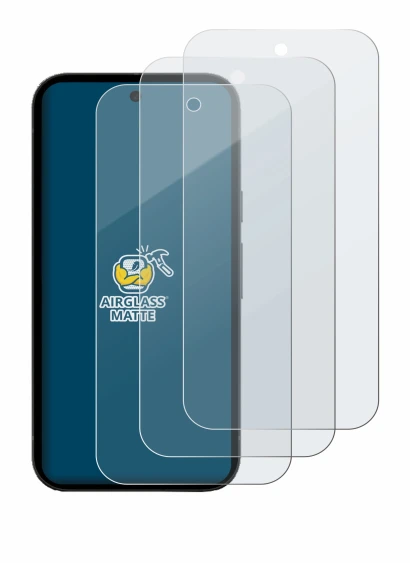 Image de l'appareil Google Pixel 10a avec une grande variété de protections d'écran.