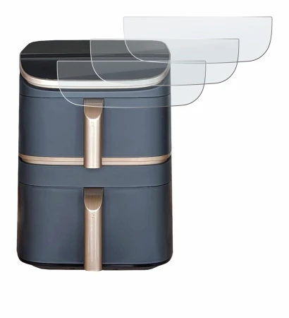 Image de l'appareil Cosori Turbo Tower Pro avec une grande variété de protections d'écran.