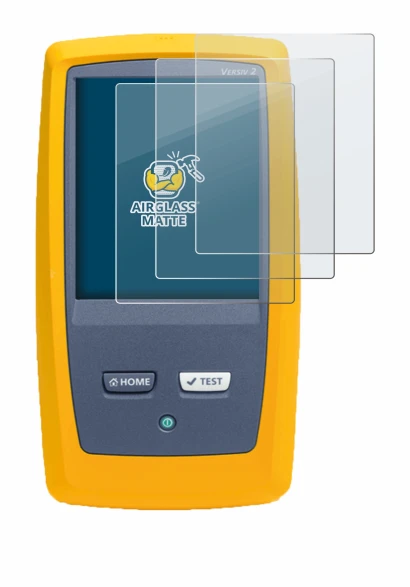 Image de l'appareil Fluke DSX8000 avec une grande variété de protections d'écran.