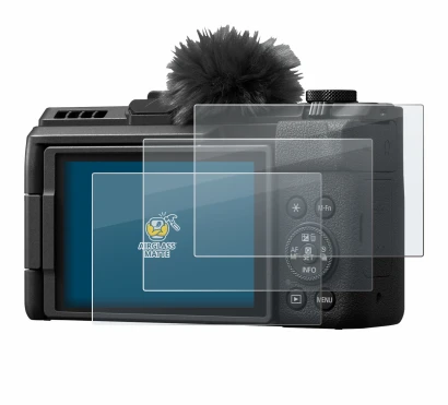 Image de l'appareil Canon PowerShot V1 Premium avec une grande variété de protections d'écran.
