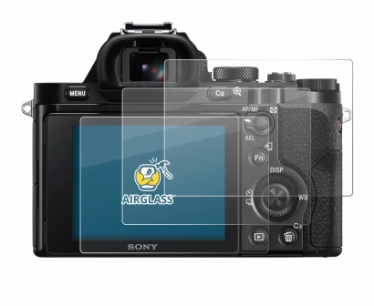 Image de l'appareil Sony Alpha 7 (ILCE-7) avec une grande variété de protections d'écran.