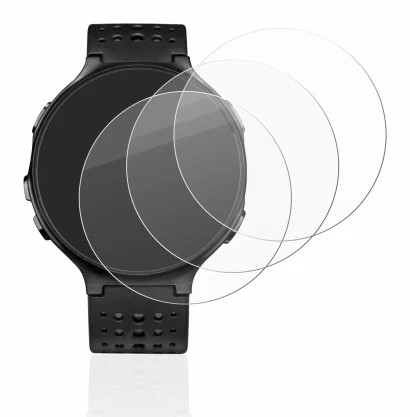 Image de l'appareil Garmin Forerunner 235 avec une grande variété de protections d'écran.