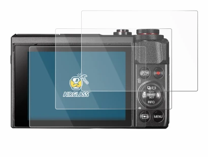 Image de l'appareil Canon PowerShot G7 X Mark II avec une grande variété de protections d'écran.