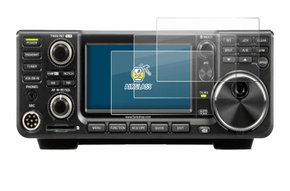 Image de l'appareil Icom IC-7300 avec une grande variété de protections d'écran.