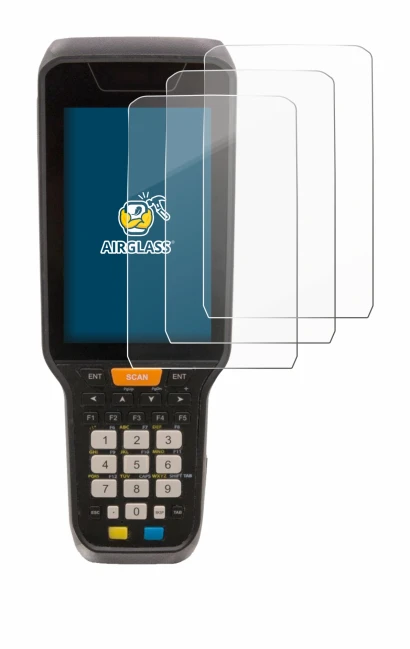 Image de l'appareil Datalogic Skorpio X5 avec une grande variété de protections d'écran.