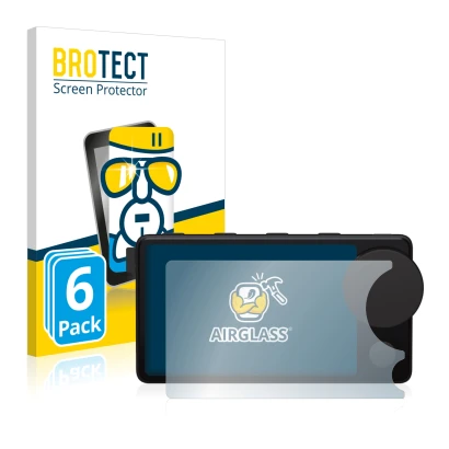 Face avant d’un emballage produit avec le logo de la marque BROTECT. À côté, l’appareil Spotify Car Thing est représenté avec 