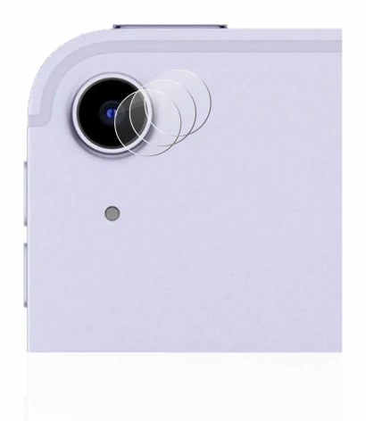 Image de l'appareil Apple iPad Air 5 WiFi 2022 (Caméra UNIQUEMENT, 5e Gen.) avec une grande variété de protections d'écran.