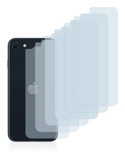 Image de l'appareil Apple iPhone SE 3 2022 (Arrière) avec une grande variété de protections d'écran.
