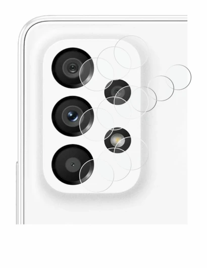 Image de l'appareil Samsung Galaxy A53 5G (Caméra UNIQUEMENT) avec une grande variété de protections d'écran.
