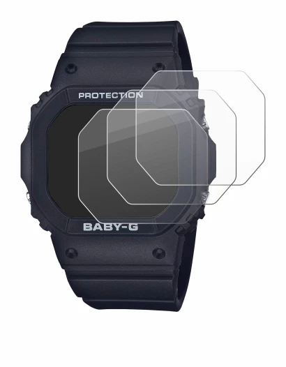 Image de l'appareil Casio Baby-G BGD-565 avec une grande variété de protections d'écran.