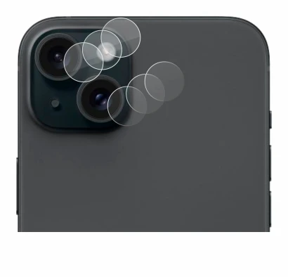 Image de l'appareil Apple iPhone 15 Plus (Caméra UNIQUEMENT) avec une grande variété de protections d'écran.