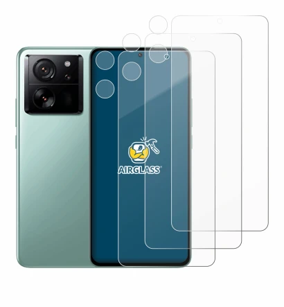 Image de l'appareil Xiaomi 13T Pro (Avant+Caméra) avec une grande variété de protections d'écran.