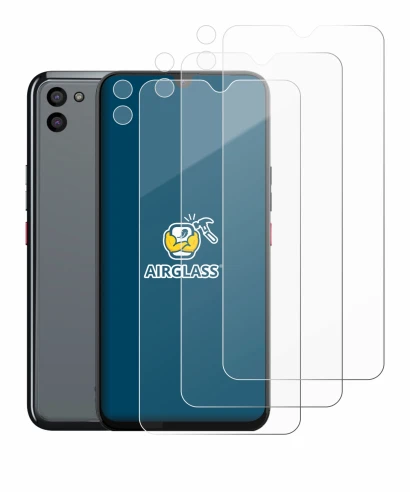 Image de l'appareil Gigaset GS5 PRO SE (Avant+Caméra) avec une grande variété de protections d'écran.