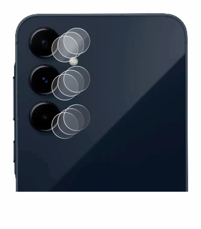 Image de l'appareil Samsung Galaxy A35 5G (Caméra UNIQUEMENT) avec une grande variété de protections d'écran.