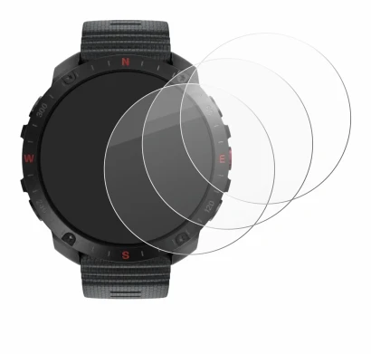 Image de l'appareil Polar Grit X2 Pro avec une grande variété de protections d'écran.