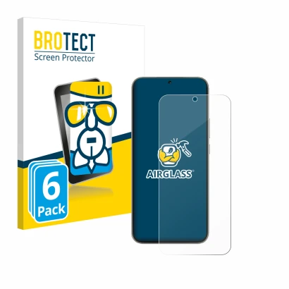 Face avant d’un emballage produit avec le logo de la marque BROTECT. À côté, l’appareil Huawei Nova 13 est représenté avec la 