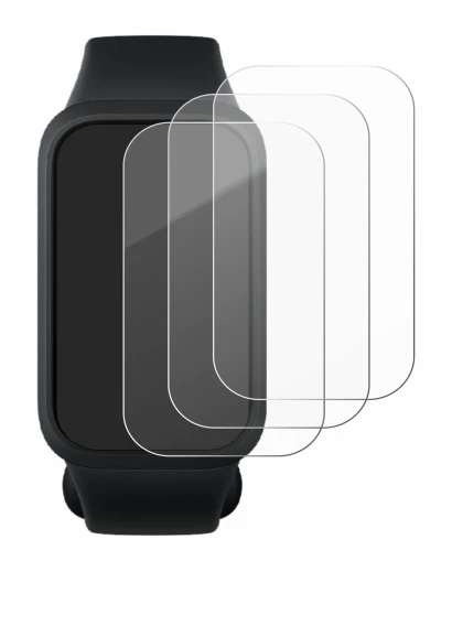 Image de l'appareil Xiaomi Smart Band 9 Active avec une grande variété de protections d'écran.