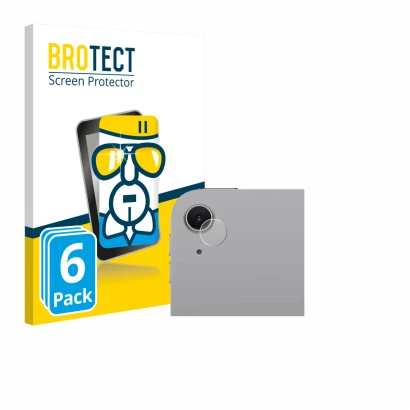 Face avant d’un emballage produit avec le logo de la marque BROTECT. À côté, l’appareil Apple iPad Air 11