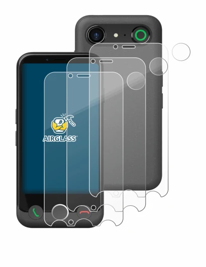 Image de l'appareil Doro Aurora A10 (Avant+Caméra) avec une grande variété de protections d'écran.